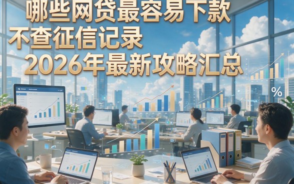 哪些网贷最容易下款不查征信记录2026年最新攻略汇总！