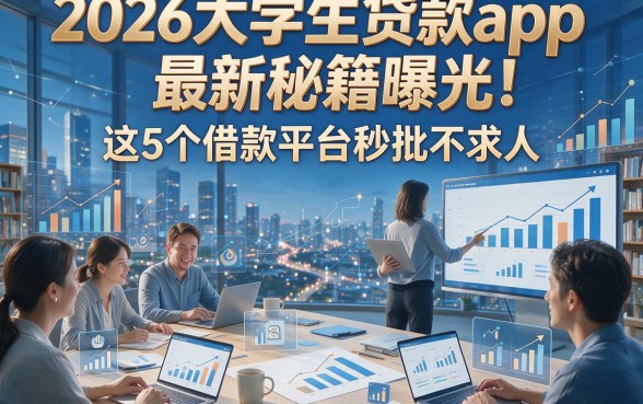 2026大学生贷款app最新秘籍曝光！这5个借款平台秒批不求人