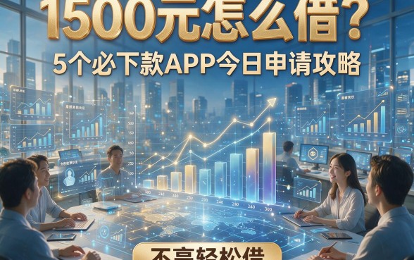1500元怎么借？5个必下款APP今日申请攻略，要求不高轻松借！