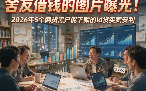 舍友借钱的图片曝光！2026年5个网贷黑户能下款的id贷实测安利