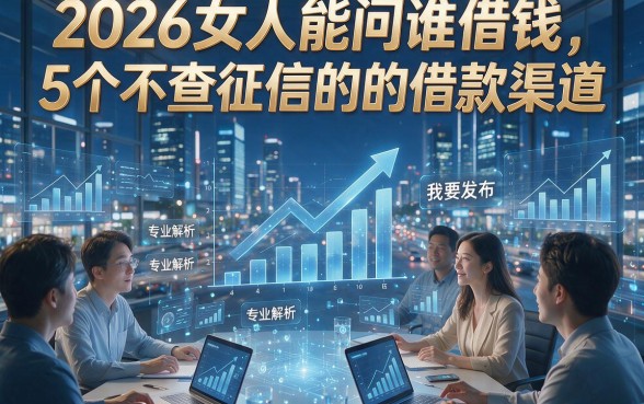 2026女人能问谁借钱，专业解析5个不查征信的借款渠道