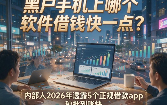 黑户手机上哪个软件借钱快一点？内部人2026年透露5个正规借款app，秒批到账快！