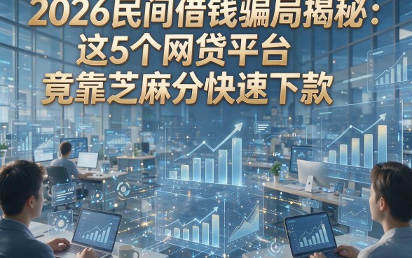 2026民间借钱骗局揭秘：这5个网贷平台竟靠芝麻分快速下款！