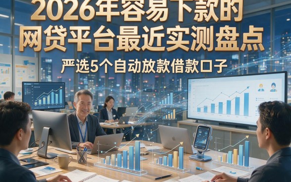 2026年容易下款的网贷平台最近实测盘点，严选5个自动放款借款口子