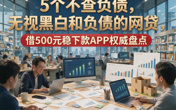 5个不查负债、无视黑白和负债的网贷，借500元稳下款APP权威盘点