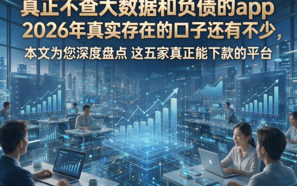 真正不查大数据和负债的app2026年真实存在的口子还有不少，本文为您深度盘点这五家真正能下款的平台！
