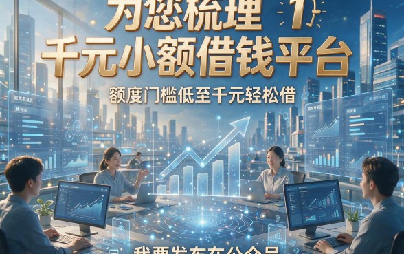 为您梳理五家千元小额借钱平台，额度门槛低至千元轻松借