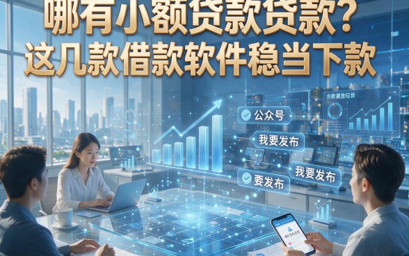 哪有小额贷款贷款？这几款借款软件稳当下款！