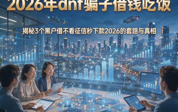 2026年dnf骗子借钱吃饭，揭秘3个黑户借不看征信秒下款2026的套路与真相