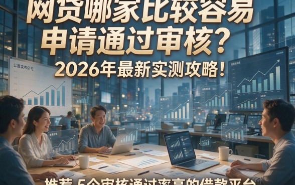 网贷哪家比较容易申请通过审核？2026年最新实测攻略！同时推荐5个审核通过率高的借款平台