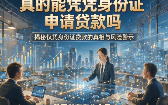 真的能凭身份证申请贷款吗，揭秘仅凭身份证贷款的真相与风险警示