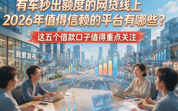 有车秒出额度的网贷线上2026年值得信赖的平台有哪些？这五个借款口子值得重点关注！