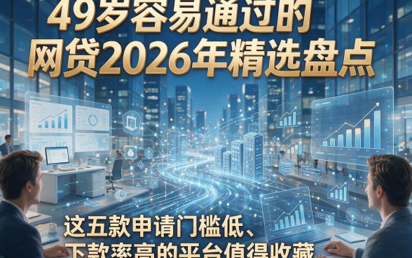49岁容易通过的网贷2026年精选盘点，这五款申请门槛低、下款率高的平台值得收藏！