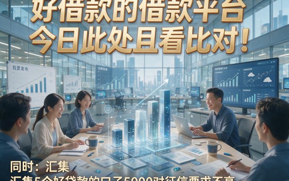 好借款的借款平台今日此处且看比对！同时汇集5个好贷款的口子5000对征信要求不高