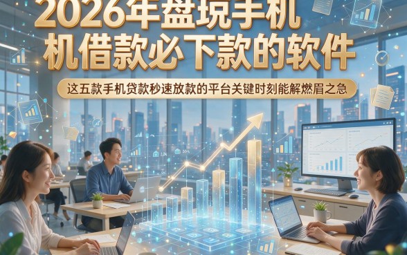 2026年盘点手机借款必下款的软件，这五款手机贷款秒速放款的平台关键时刻能解燃眉之急