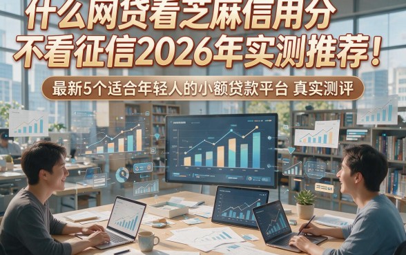 什么网贷看芝麻信用分不看征信2026年实测推荐！最新5个适合年轻人的小额贷款平台真实测评