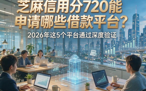 芝麻信用分720能申请哪些借款平台？2026年这5个平台通过深度验证！