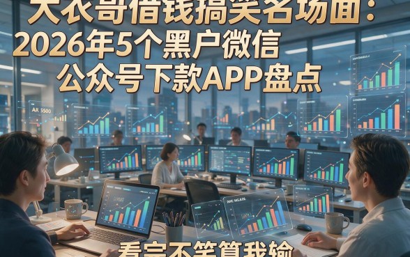 大衣哥借钱搞笑名场面：2026年5个黑户微信公众号下款APP盘点，看完不笑算我输！