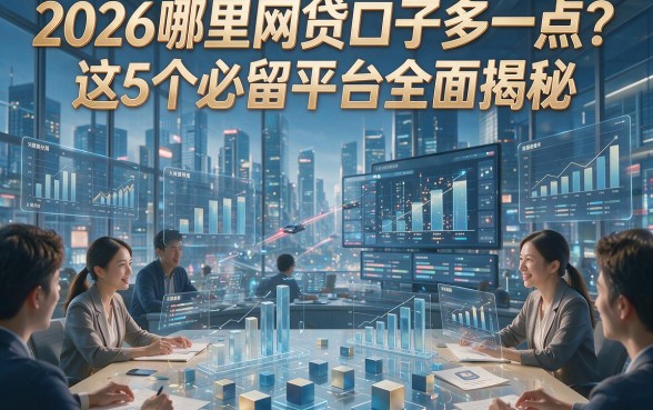 2026哪里网贷口子多一点？这5个必留平台全面揭秘！
