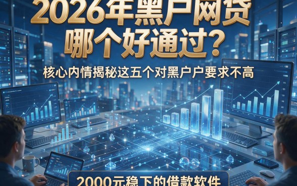 2026年黑户网贷哪个好通过？核心内情揭秘这五个对黑户要求不高、2000元稳下的借款软件