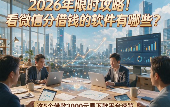 2026年限时攻略！看微信分借钱的软件有哪些？这5个借款3000元易下款平台速览