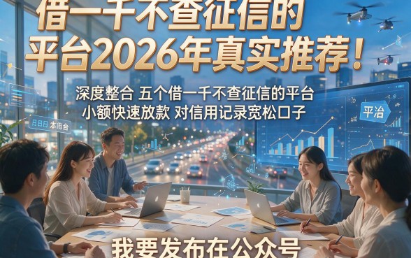 借一千不查征信的平台2026年真实推荐！深度整合五个借一千不查征信的平台小额快速放款对信用记录宽松口子