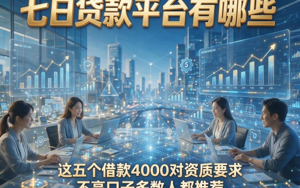 七日贷款平台有哪些，这五个借款4000对资质要求不高口子多数人都推荐