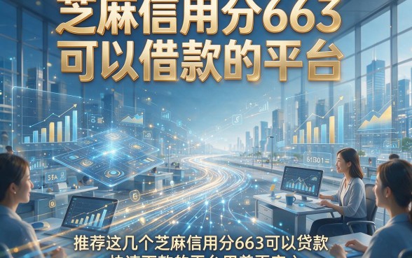 芝麻信用分663可以借款的平台，推荐这几个芝麻信用分663可以贷款快速下款的平台用着更安心
