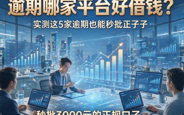 逾期哪家平台好借钱？实测这5家逾期也能秒批3000元的正规口子