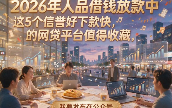 2026年人品借钱放款中，这5个信誉好下款快的网贷平台值得收藏