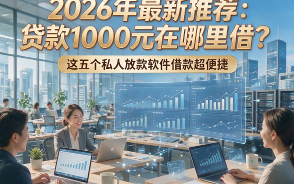 2026年最新推荐：贷款1000元在哪里借？这五个私人放款软件借款超便捷