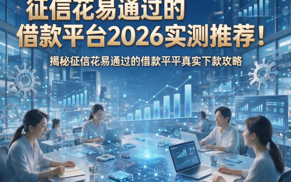 征信花易通过的借款平台2026实测推荐！揭秘征信花易通过的借款平台真实下款攻略