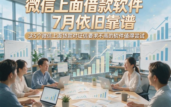 微信上面借款软件7月依旧靠谱，这5个微信上面贷款对征信要求不高的软件值得尝试