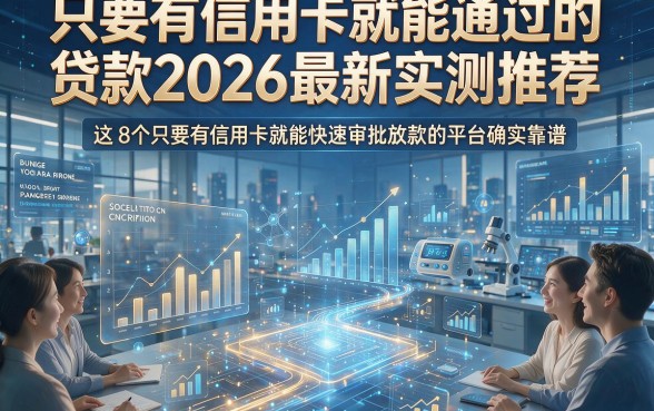 只要有信用卡就能通过的贷款2026最新实测推荐，这8个只要有信用卡就能快速审批放款的平台确实靠谱