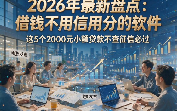 2026年最新盘点：借钱不用信用分的软件，这5个2000元小额贷款不查征信必过