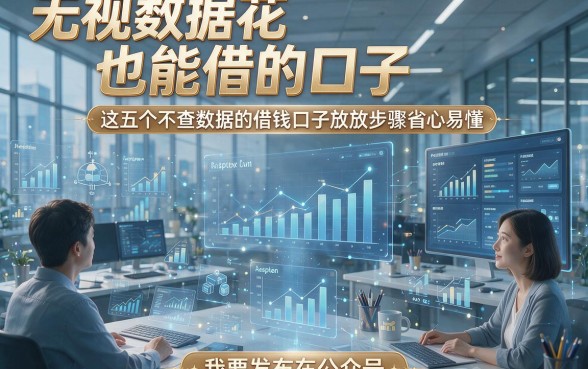 无视数据花也能借的口子，这五个不查数据的借钱口子放款步骤省心易懂