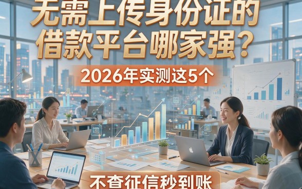 无需上传身份证的借款平台哪家强？2026年实测这5个，不查征信秒到账！
