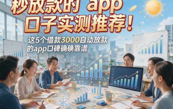 秒放款的app口子实测推荐！这5个借款3000自动放款的app口碑确实靠谱