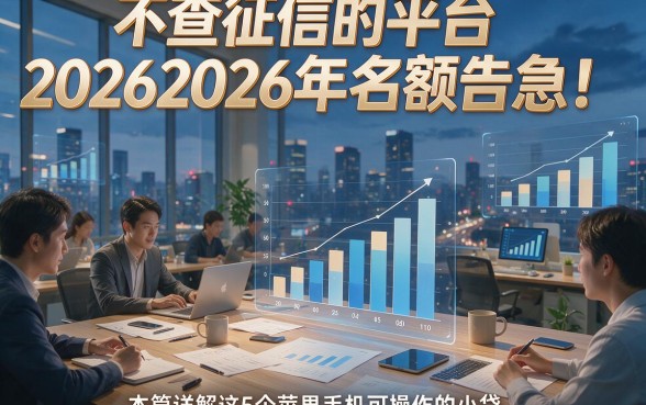 不查征信的平台20262026年名额告急！本篇详解这5个苹果手机可操作的小贷
