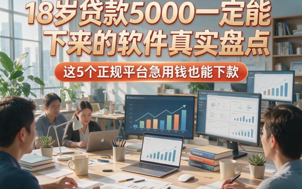 18岁贷款5000一定能下来的软件真实盘点，这5个正规平台急用钱也能下款