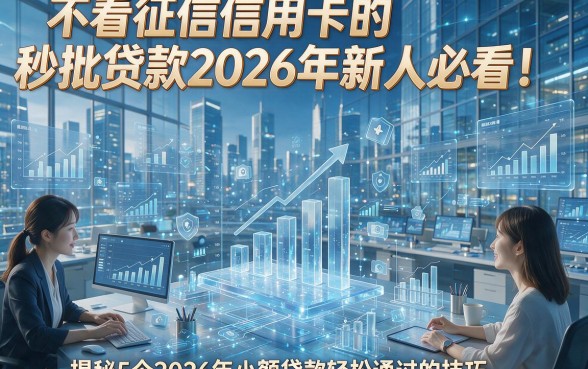 不看征信信用卡的秒批贷款2026年新人必看！揭秘5个2026年小额贷款轻松通过的技巧