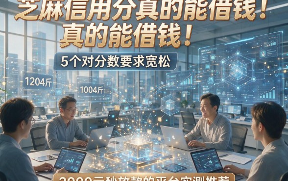 芝麻信用分真的能借钱！5个对分数要求宽松、2000元秒放款的平台实测推荐