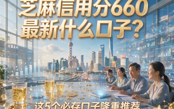 芝麻信用分660最新什么口子？这5个必存口子隆重推荐！