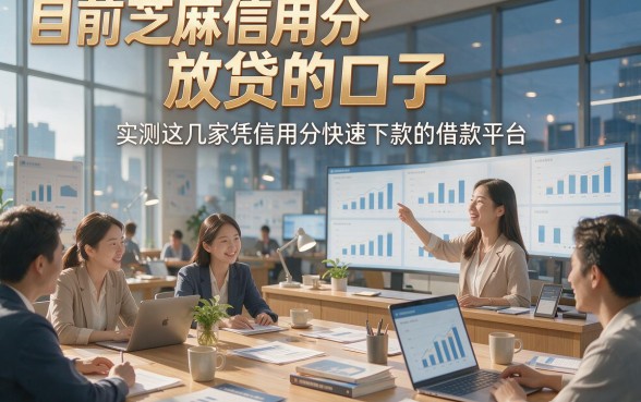 目前芝麻信用分放贷的口子，实测这几家凭信用分快速下款的借款平台