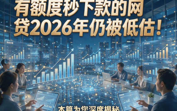 有额度秒下款的网贷2026年仍被低估！本篇为您深度揭秘！