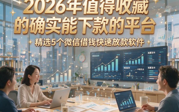 2026年值得收藏的确实能下款的平台，精选5个微信借钱快速放款软件