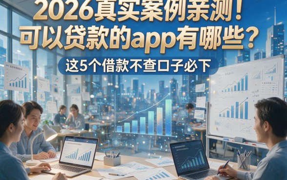 2026真实案例亲测！可以贷款的app有哪些？这5个借款不查口子必下