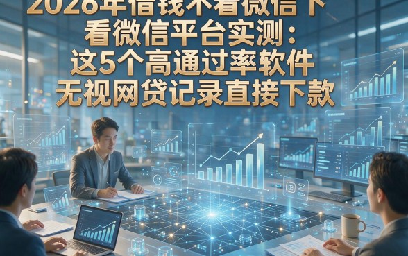 2026年借钱不看微信平台实测：这5个高通过率软件无视网贷记录直接下款