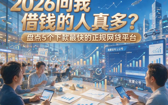 2026问我借钱的人真多？盘点5个下款最快的正规网贷平台