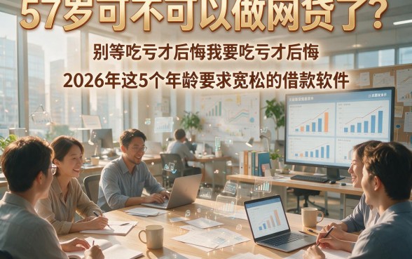 57岁可不可以做网贷了？2026年这5个年龄要求宽松的借款软件，别等吃亏才后悔！